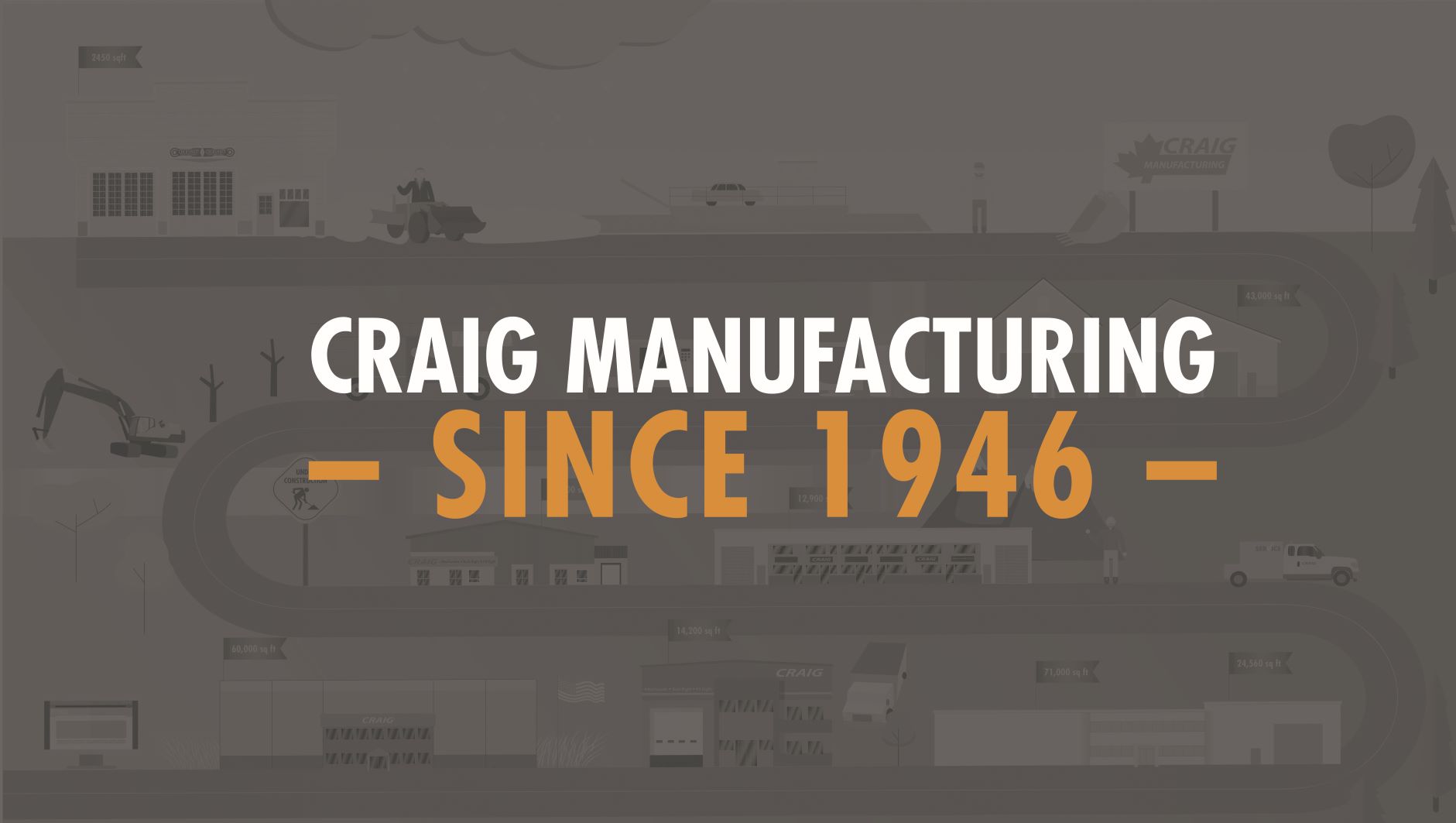 Craig History Video Heavy Construction Equipment Attachments Craig Manufacturing